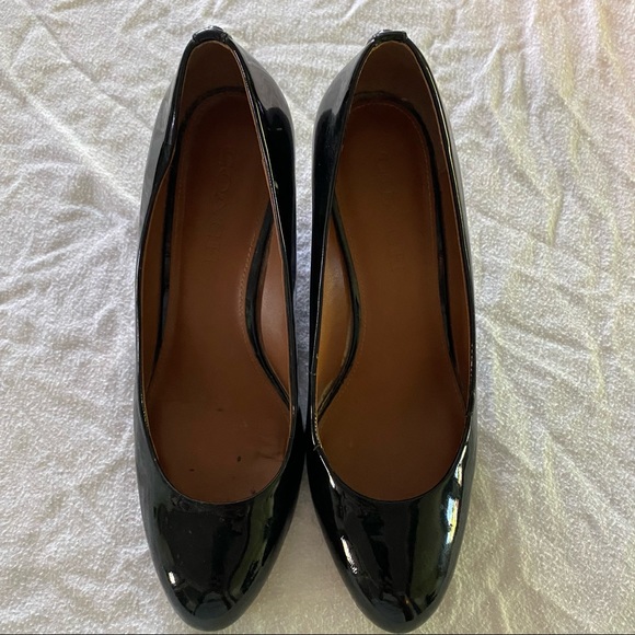 Coach Signature Patent Wedges - Picture 2 of 4